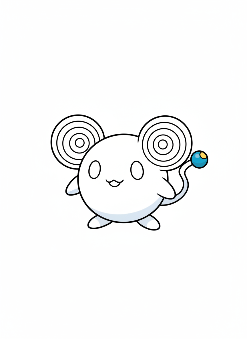 Coloring page: Marilumouth