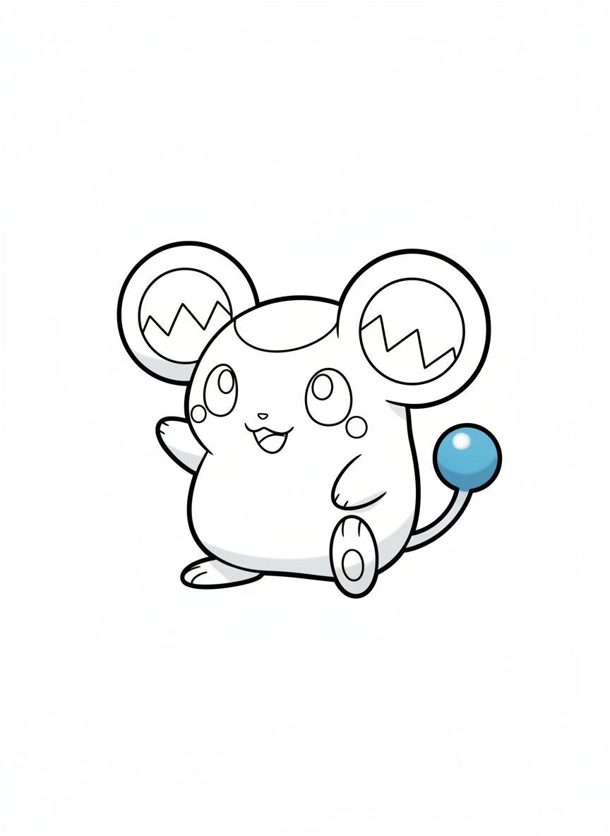 Coloring page: Marilumouth